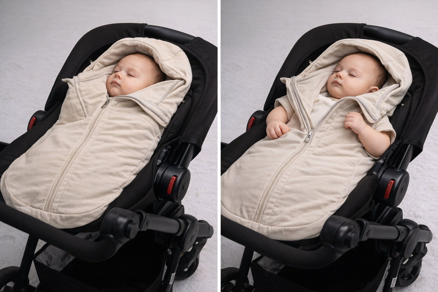 4-Season Multi-Purpose Baby Sleeping Bag – Car Seat and Bouncer Compatible with 3D Base