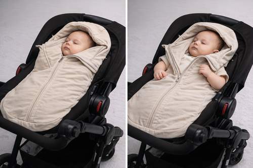 4-Season Multi-Purpose Baby Sleeping Bag – Car Seat and Bouncer Compatible with 3D Base