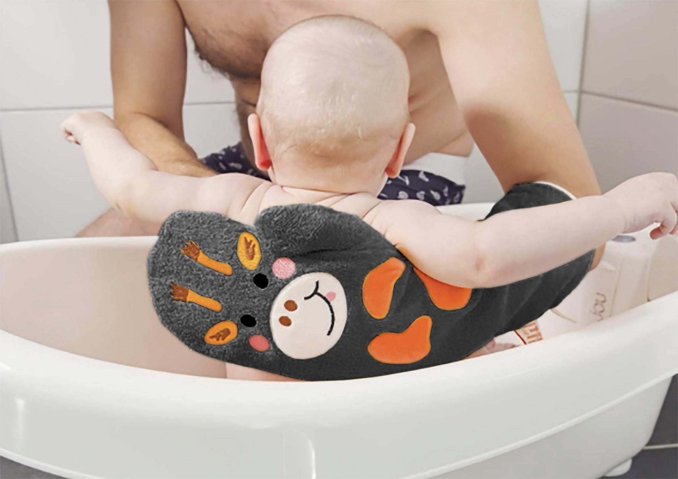 Baby Bath Mitt – Soft Towel Washing Glove