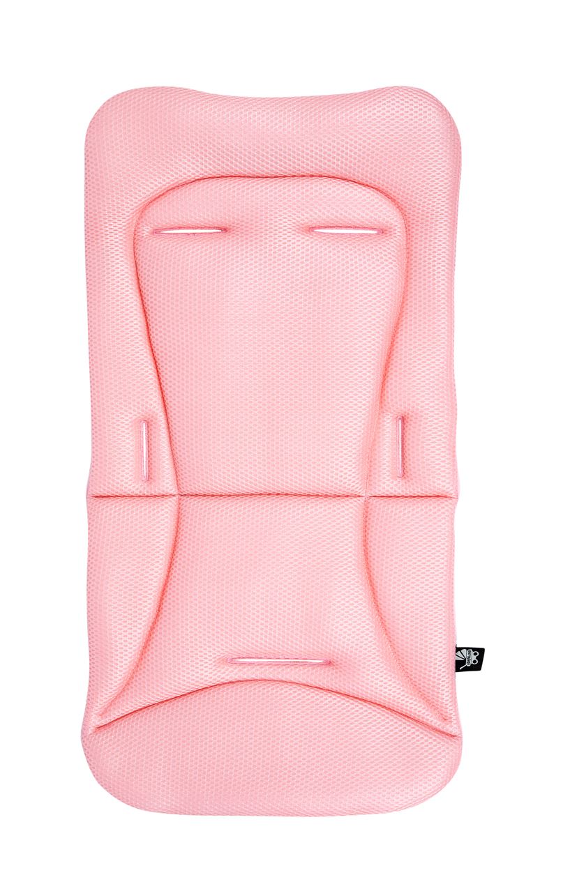 Bebek Arabası ve Oto Koltuğu Minderi - 3D Pembe