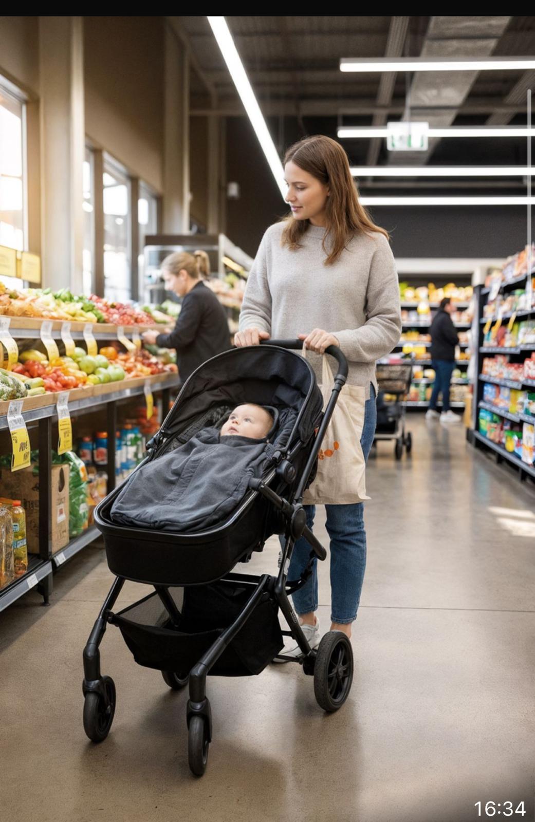 Dört Mevsim Pamuklu Footmuff