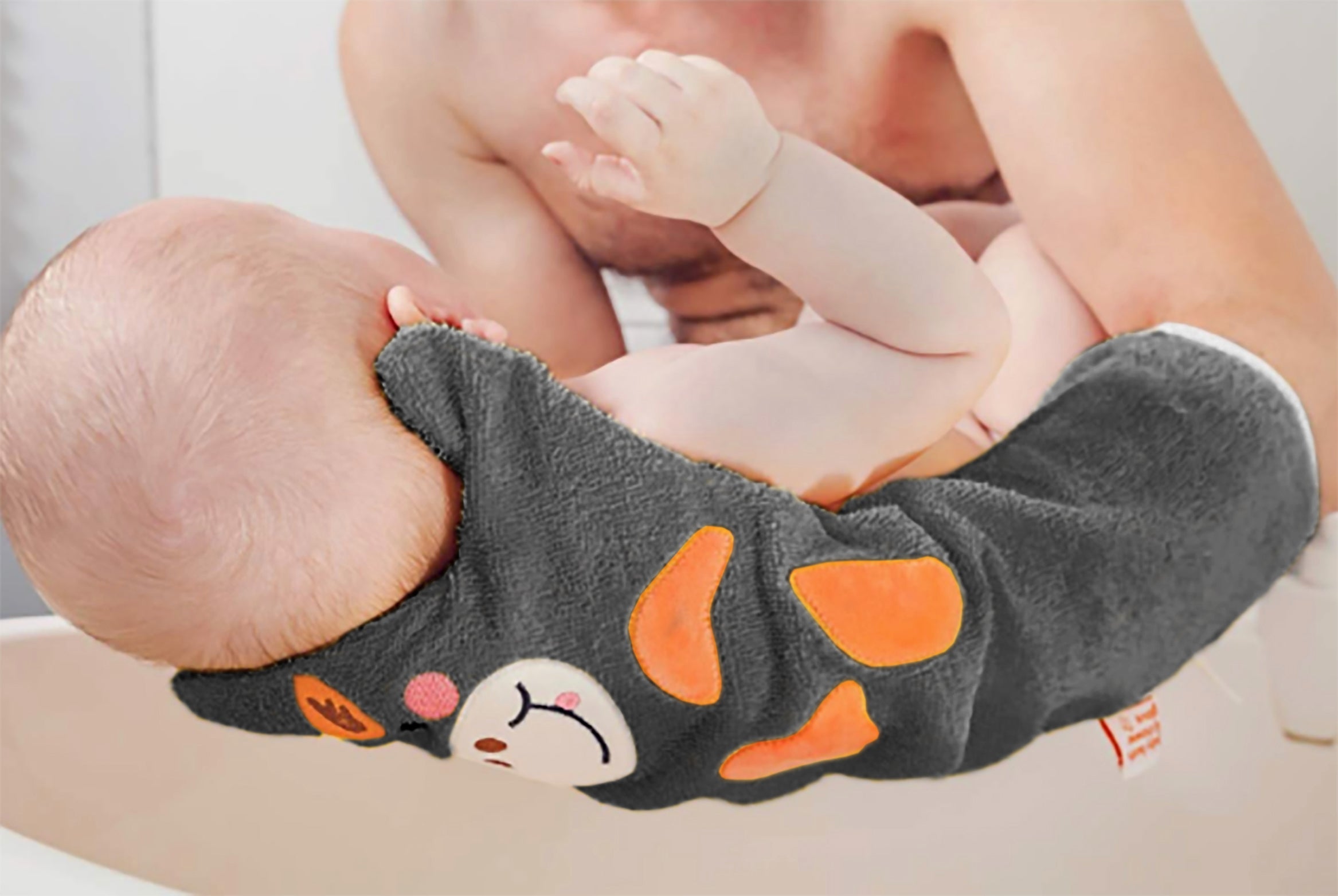 Baby Bath Mitt – Soft Towel Washing Glove