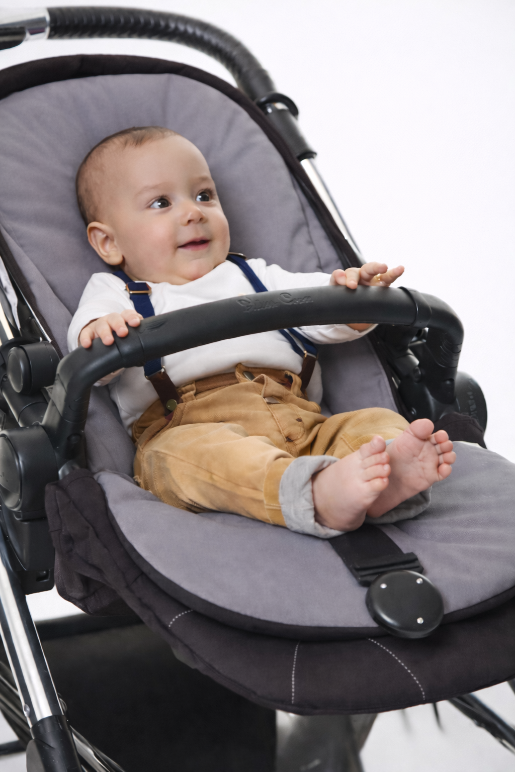 Kinderwagen- und Autositzkissen – 3D-Rosa